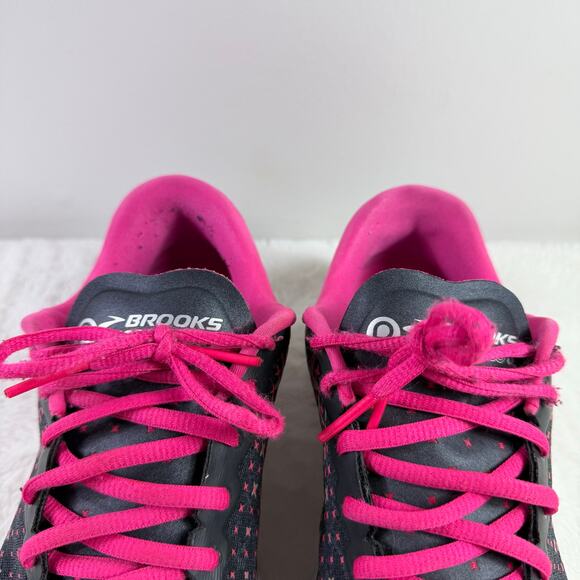 Brooks PureFlow 5 Womens sz 9.5 1202071B688 Trail Running Shoe Black / Pink EUC - Picture 6 of 9